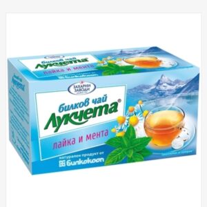 lukcheta örtte – kamomill & mynta innehåll: 20 tepåsar