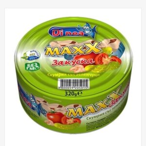 maxx frukost – makrill med grönsaker – 320 g