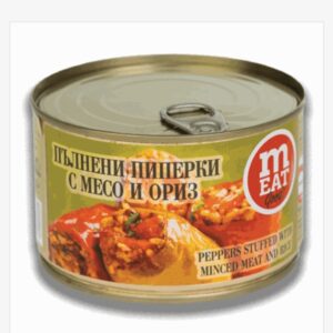 fyllda paprikor med kött och ris – 400 g