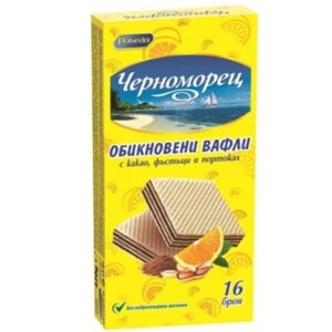 chernomorets wafers med kakao, jordnötter och apelsin (16 st)