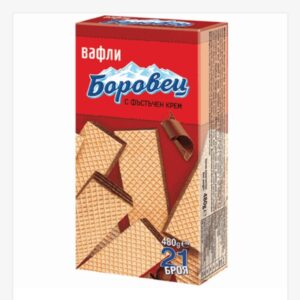 borovets wafers med chokladkräm (480 g, 21 st)